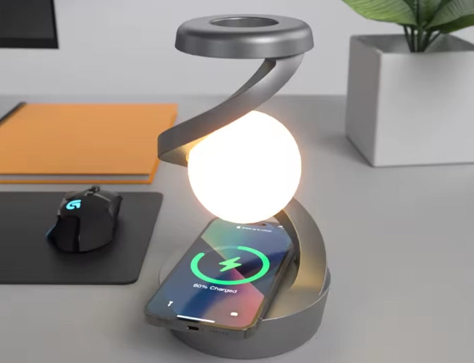 lampara luz flotante interactiva | LumiGlow 360™