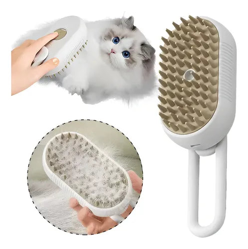 Cepillo Vapor Quita Pelo Gatos/Perros